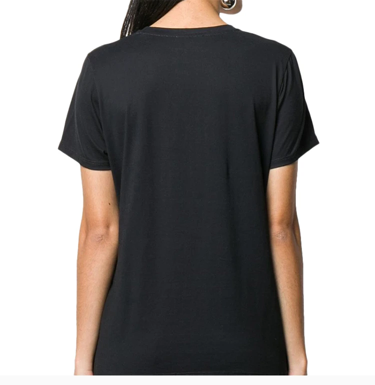 商品Alexander McQueen|ALEXANDER MCQUEEN 拼色女士T恤 611029-QZAA8-0901,价格¥1265,第6张图片详细描述