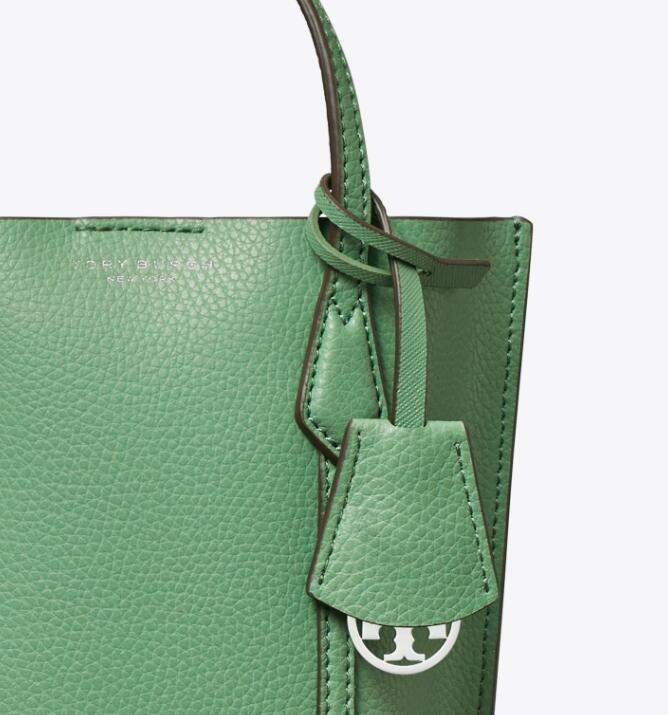 商品[国内直发] Tory Burch|汤丽柏琦 奢侈品TB女包Perry双Tlogo挂件 压花皮革托特包手提单肩斜挎包 89488-123,价格¥1712,第18张图片详细描述