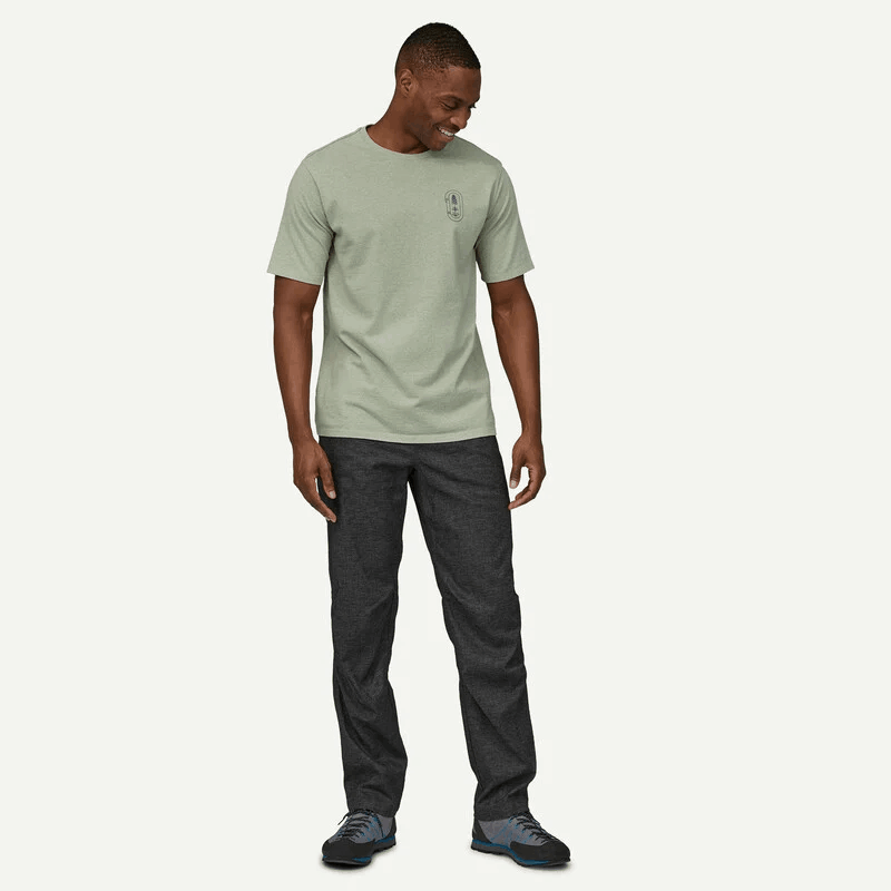 商品Patagonia|PATAGONIA 男士墨黑色麻/涤纶休闲裤,价格¥921,第5张图片详细描述