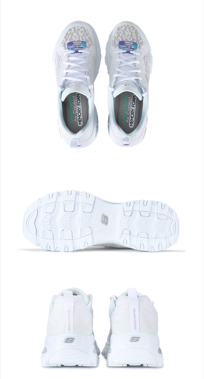 商品[国内直发] SKECHERS|斯凯奇 女 休闲鞋 熊猫鞋 896002-WHT,价格¥398,第5张图片详细描述