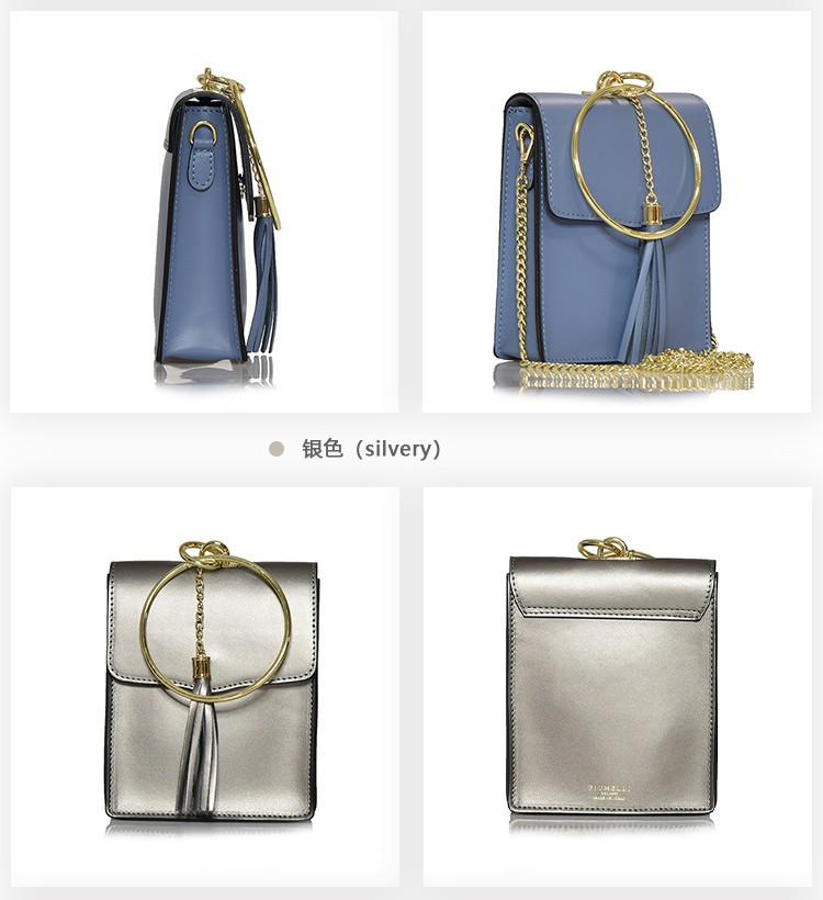 商品Piumelli|【国内直发】意大利进口Piumelli Layla流苏圆环包单肩包女包 时尚潮流款,价格¥1397,第6张图片详细描述