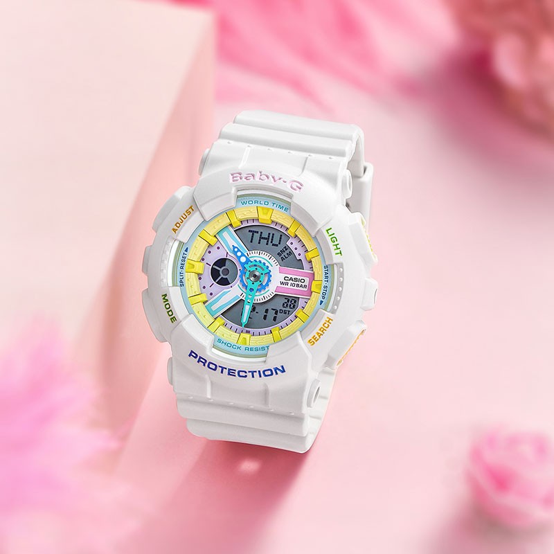 商品[国内直发] Casio|卡西欧手表BABY-G和Bilibili 非常人气的2233合作款 世界时间（48个城市） 秒表（1/100秒）蓄光功能,价格¥774,第2张图片详细描述