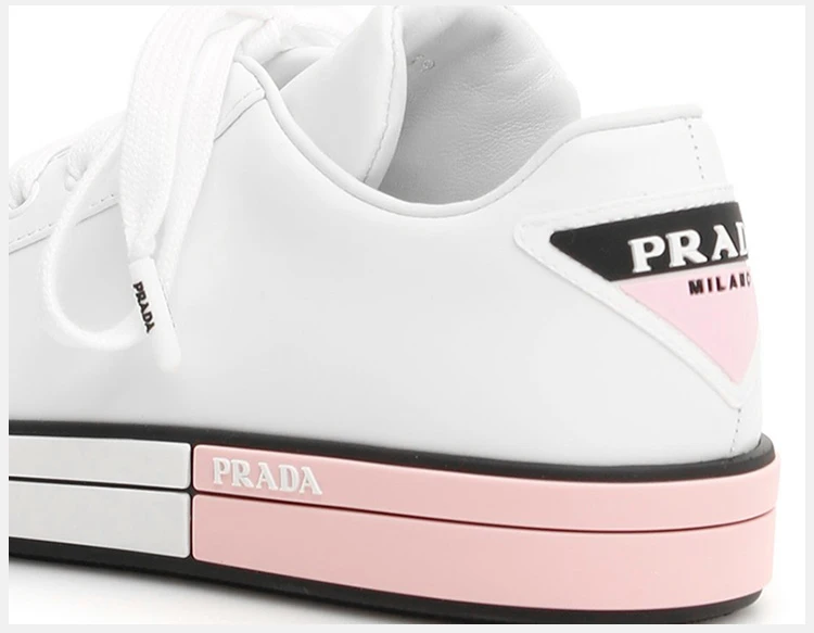 商品Prada|PRADA 白色女士板鞋 1E275L-3J8K-F0E1Q,价格¥2233,第8张图片详细描述