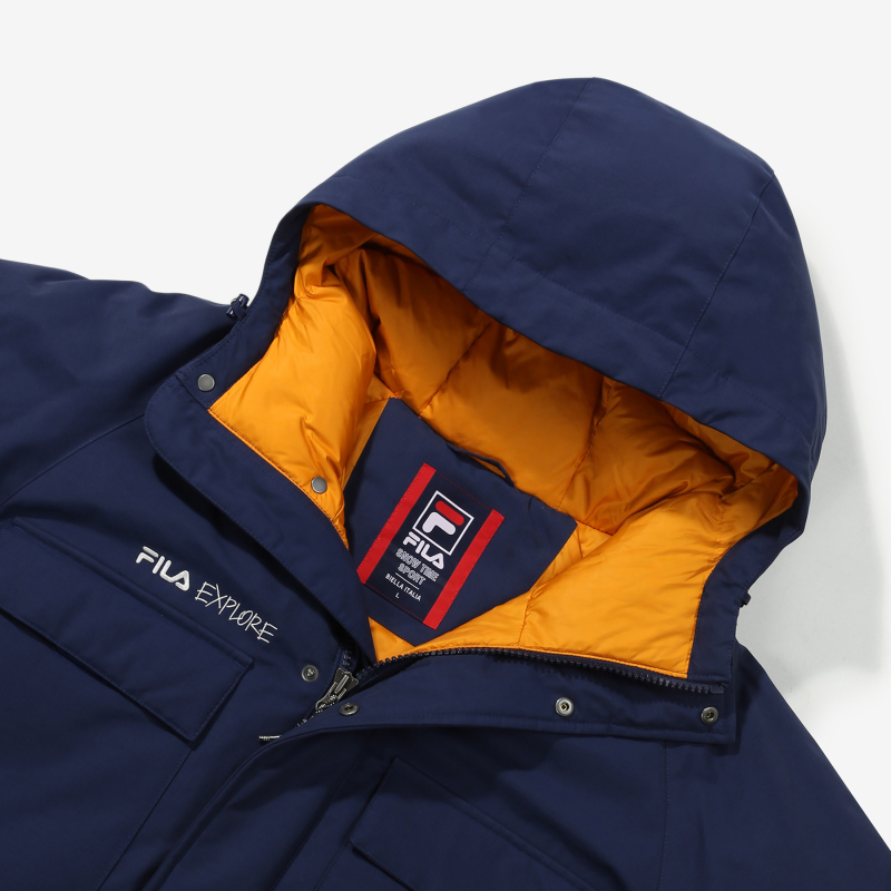 商品Fila|【享贝家】（国内发货）FILA斐乐 Explorer新款鹅绒工装保暖外套羽绒服藏 男女同款 蓝色/绿色 FS2DJD4E12XNAY  FS2DJD4E12XEGY  G-QD,价格¥683,第19张图片详细描述