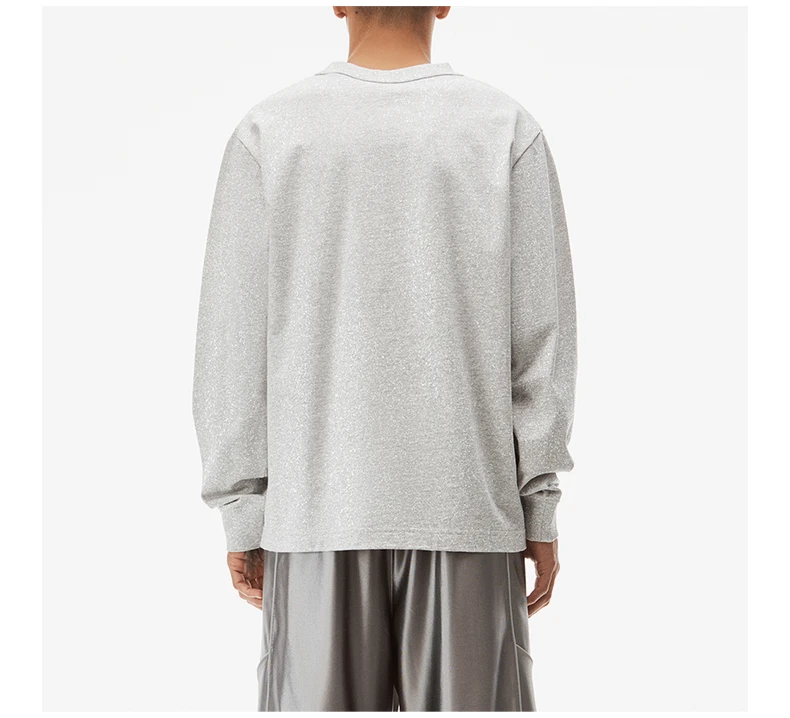 商品Alexander Wang|ALEXANDER WANG  灰色男士卫衣/帽衫 UCC3231643-050,价格¥2933,第6张图片详细描述