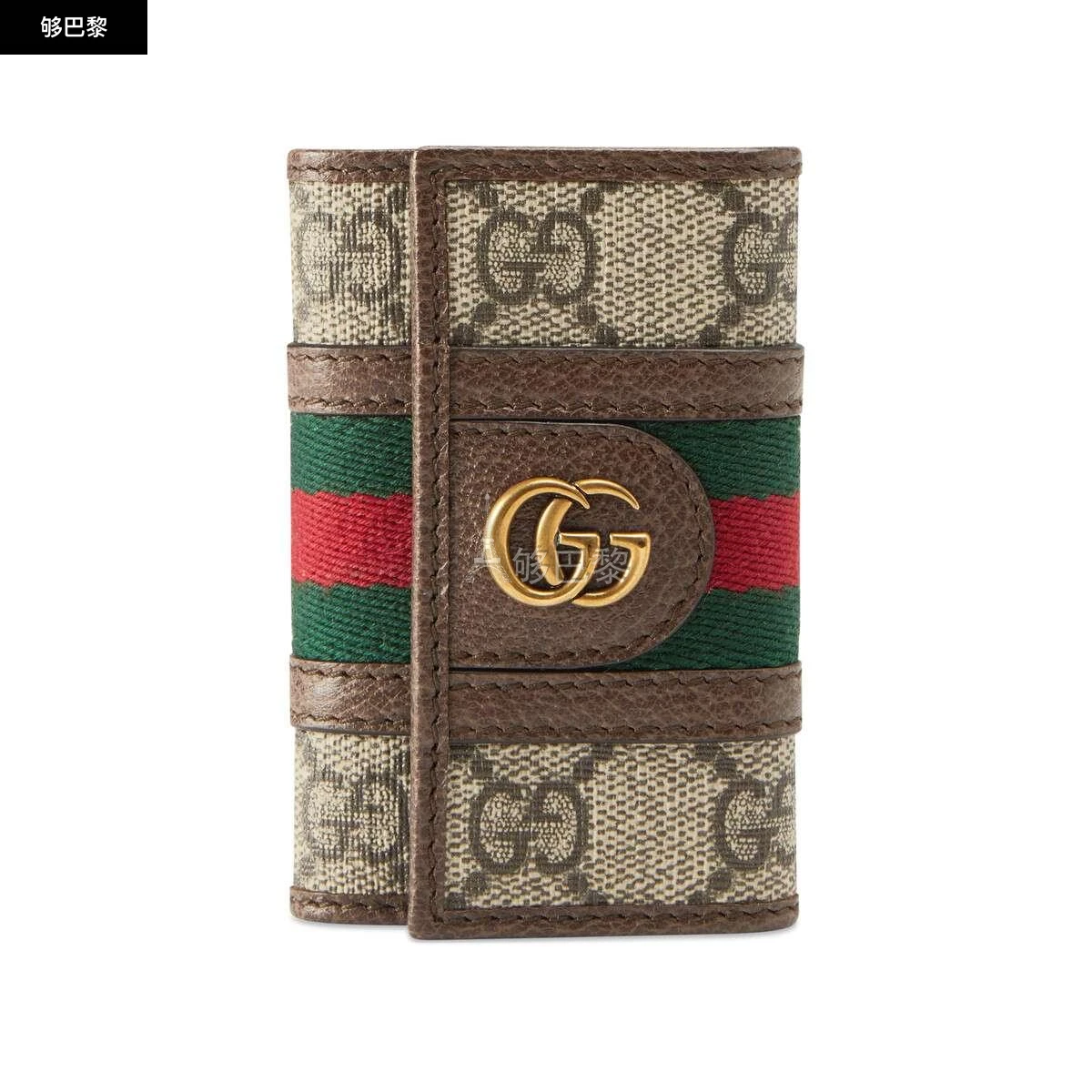 商品Gucci|【预售】 古驰 24秋冬 女士 钥匙包 Ophidia系列GG钥匙包 603732 96IWT 8745,价格¥2914,第2张图片详细描述