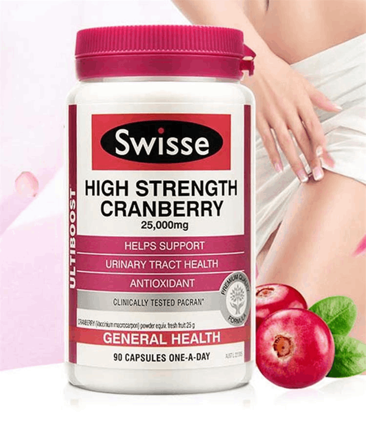 商品Swisse|swisse蔓越莓精华胶囊90粒女性卵巢保养妇科泌尿*3,价格¥864,第1张图片详细描述