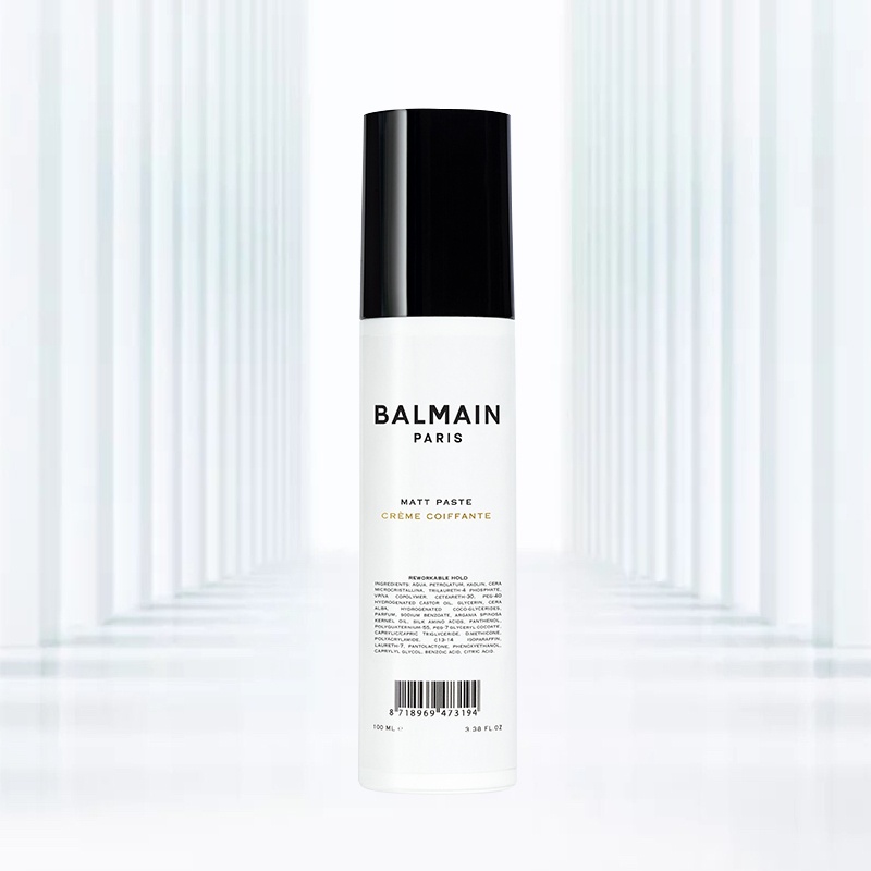 商品Balmain|巴尔曼美发哑光定型造型膏100ml 改变造型哑光效果,价格¥326,第4张图片详细描述