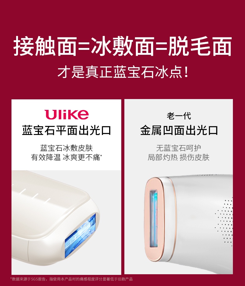商品Ulike|【国行正品 国内直发】Ulike蓝宝石冰点脱毛仪Air3唇部家用医用持久海茶色,价格¥2645,第18张图片详细描述