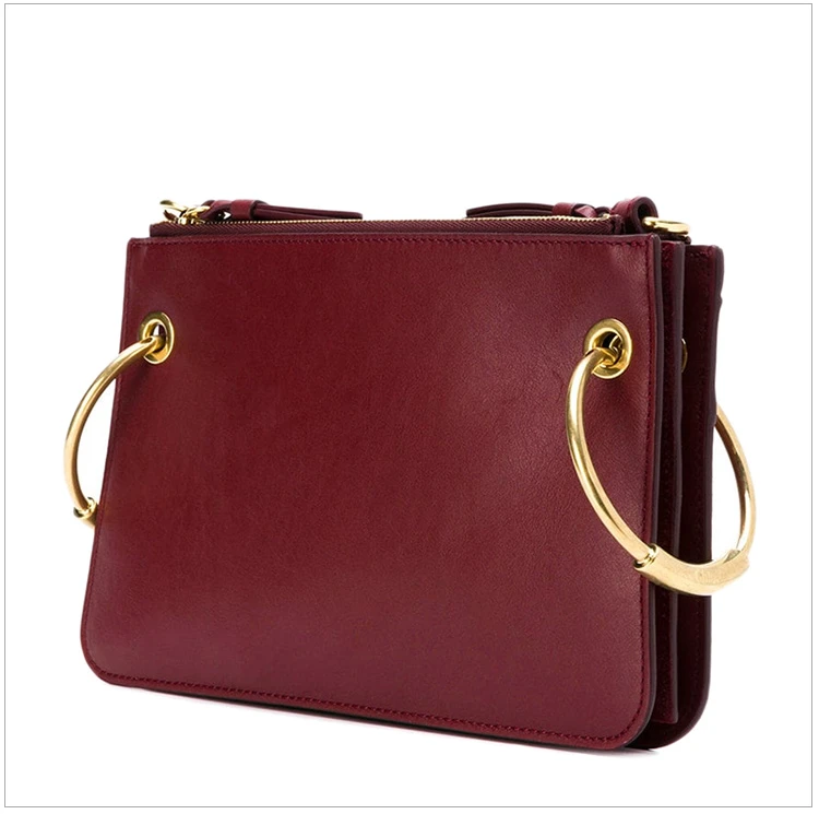 商品[国内直发] Chloé|Chloe' 蔻依 女士红色小牛皮挎包 C18AS105-A10-620,价格¥6792,第7张图片详细描述