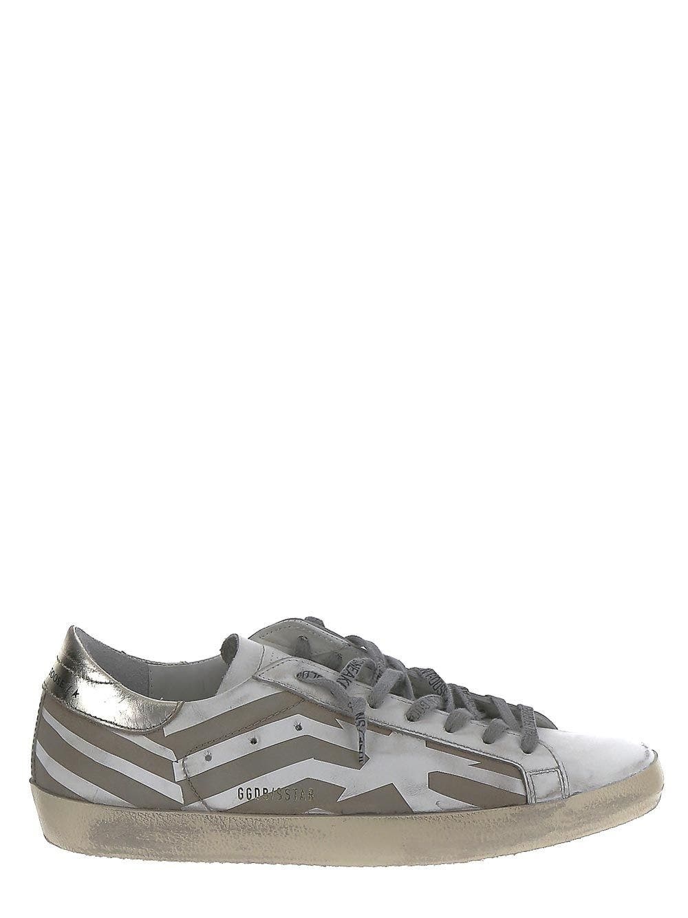 商品Golden Goose|GOLDEN GOOSE DELUXE BRAND 男士运动鞋拼色 GMF00106-F003196-11177,价格¥2665,第3张图片详细描述