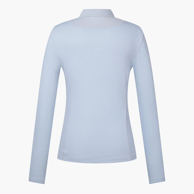 商品【预售商品15天发货】 DESCENTE|高球系列女性高性能混合长袖T恤适合多种场合穿着 DP12WFTL23-LBLG,价格¥893,第14张图片详细描述