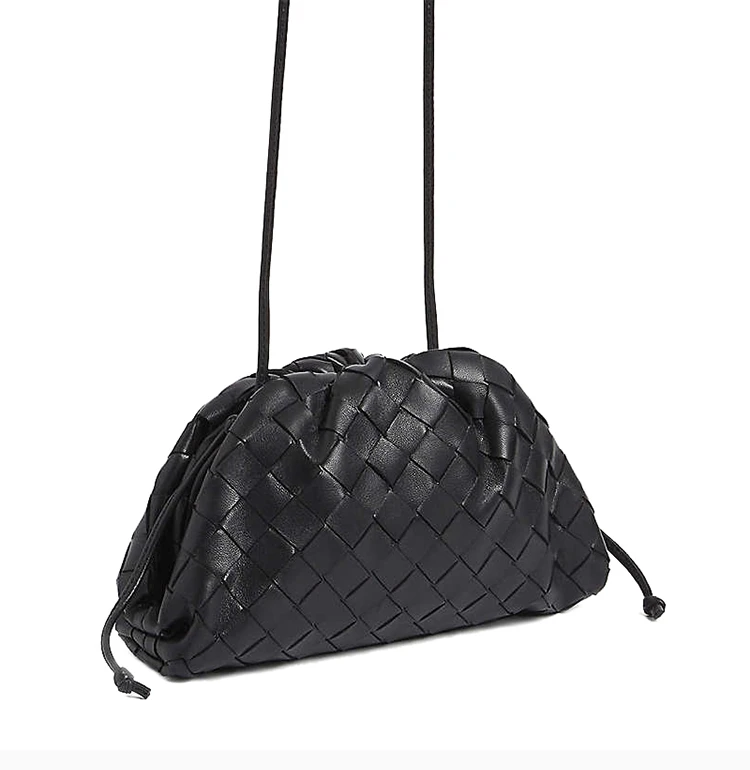 商品[国内直发] Bottega Veneta|Bottega Veneta 葆蝶家 女款黑银云朵包单肩包 585852-VCPP1-8803,价格¥11803,第7张图片详细描述