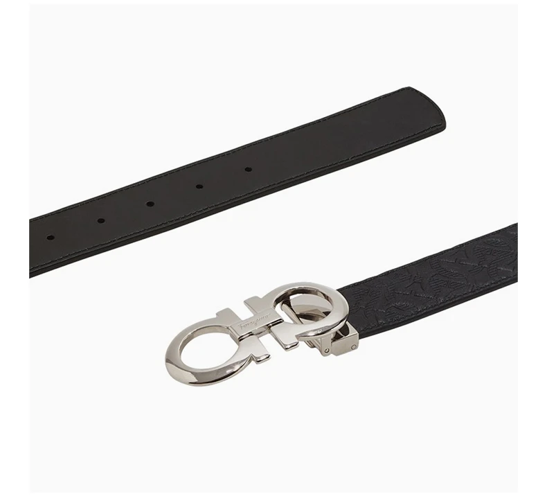 商品Salvatore Ferragamo|SALVATORE FERRAGAMO 黑色男士腰带 67-5542-724127,价格¥2443,第10张图片详细描述