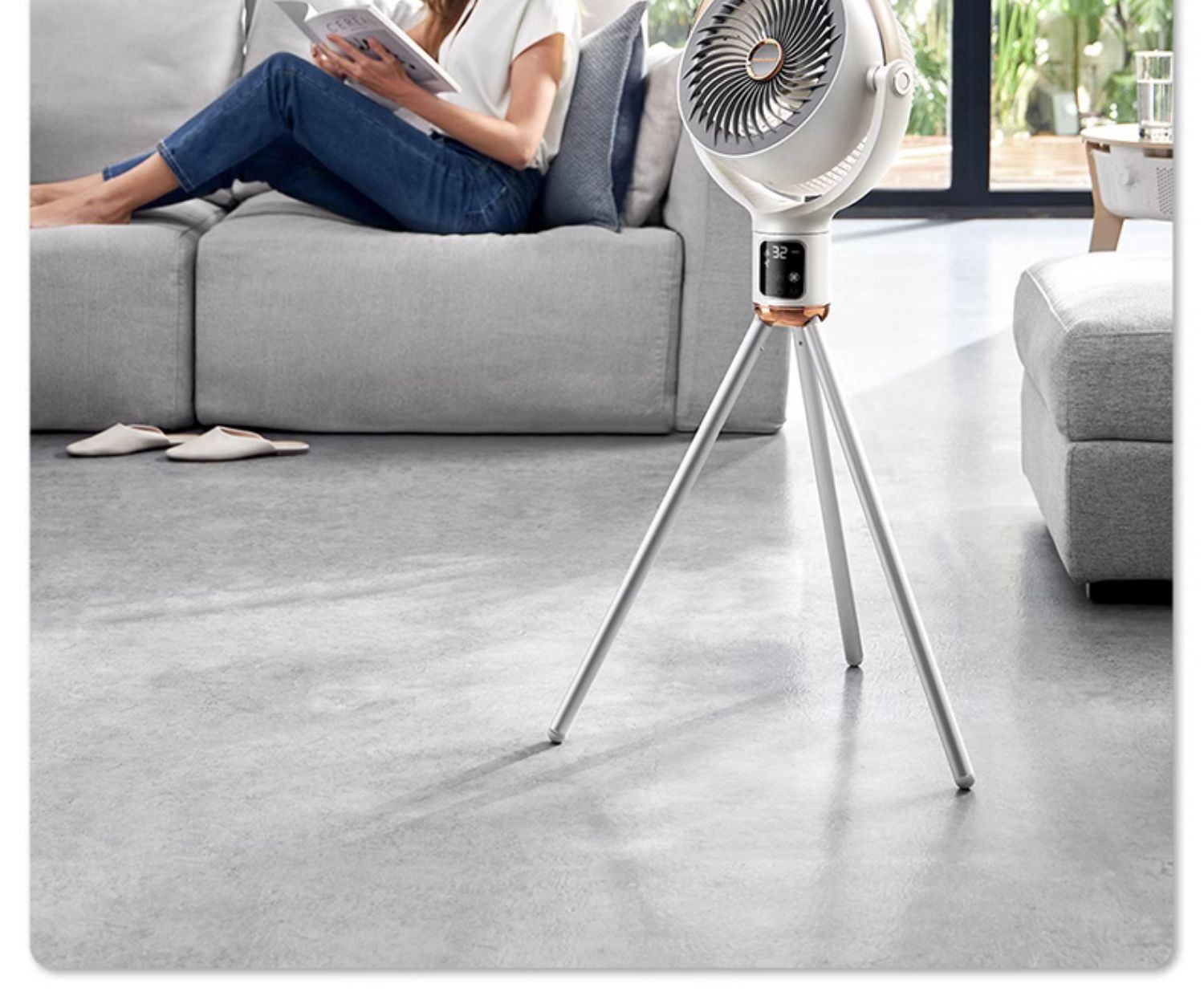 商品[国内直发] Morphy Richards|负离子空气循环扇家用节能摇头立式大风力非静音落地扇电风扇MR3801,价格¥494,第32张图片详细描述