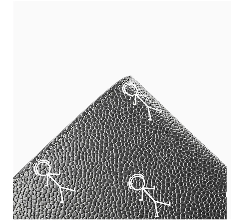 商品[国内直发] Thom Browne|THOM BROWNE 深灰色男士短款钱夹 MAW023A-07768-025,价格¥2748,第7张图片详细描述