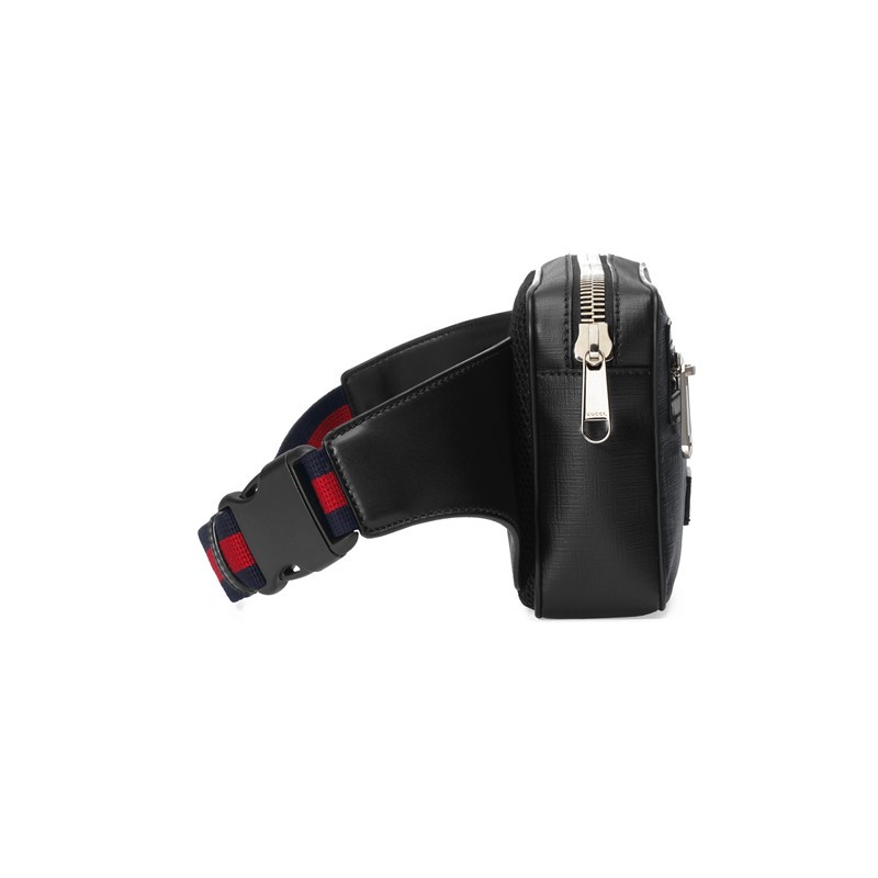 商品Gucci|GUCCI/古驰 男士黑色帆布双G腰包 ‎474293 K9RRN 1095,价格¥7793,第5张图片详细描述