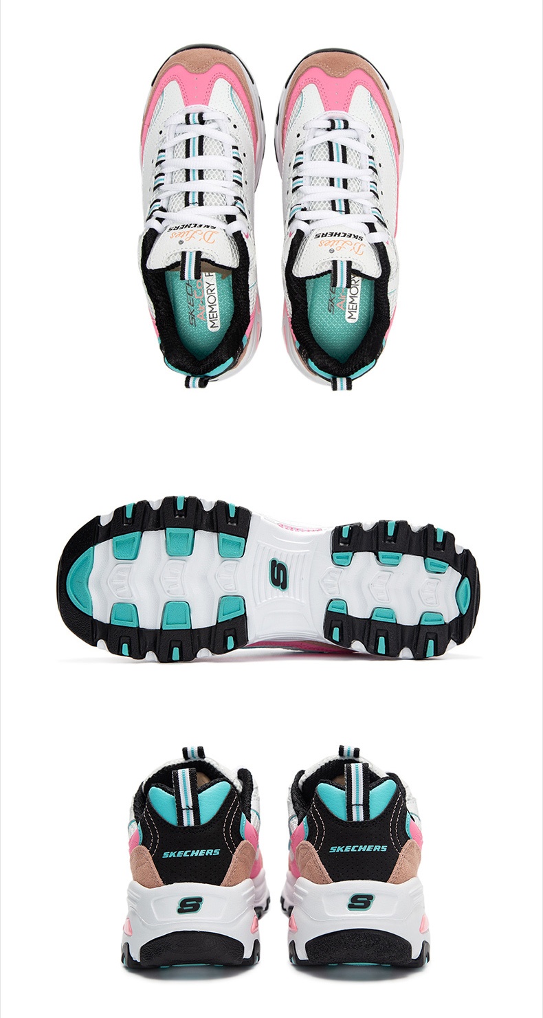 商品[国内直发] SKECHERS|斯凯奇 女 休闲鞋 熊猫鞋 13146-WPKB,价格¥343,第5张图片详细描述