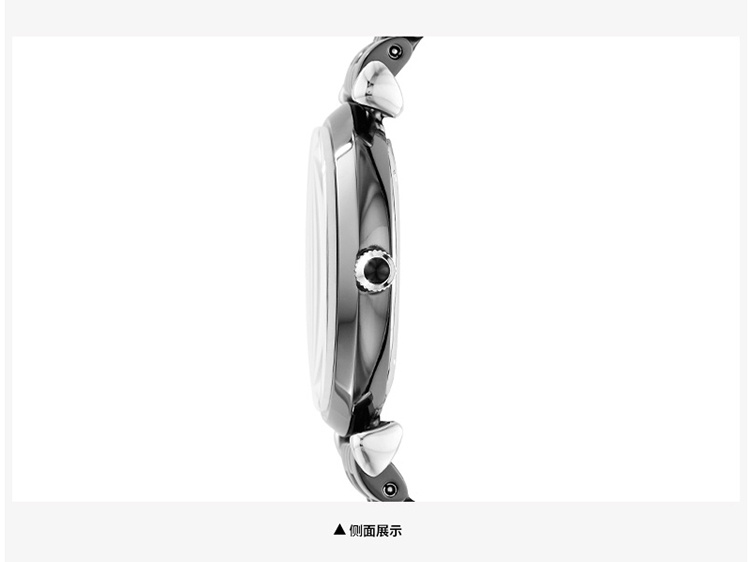 商品Emporio Armani|阿玛尼ARMANI 手表 时尚防水石英表 夜光日历陶瓷镶钻女款腕表时装表潮AR1487,价格¥939,第9张图片详细描述