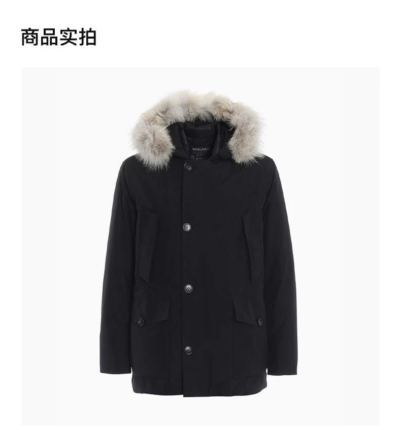 商品Woolrich|WOOLRICH  黑色 男士羽绒服 WOCPS2688GT02-100,价格¥2176,第2张图片详细描述