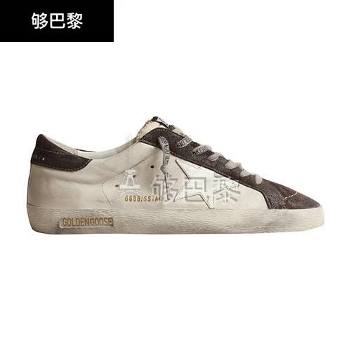 商品Golden Goose|包邮包税【预售7天发货】 GOLDEN GOOSE 23秋冬 男士 休闲运动鞋 Super-Star classic with list 运动鞋 GOGFYS54WHT,价格¥4455,第3张图片详细描述