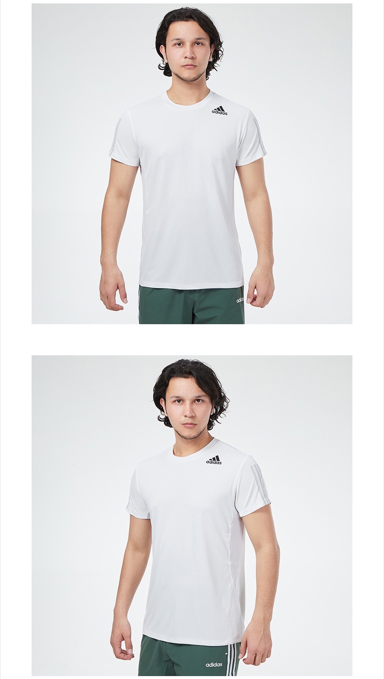 商品[国内直发] Adidas|H.RDY 3S TEE男士运动休闲修身短袖T恤,价格¥201,第2张图片详细描述