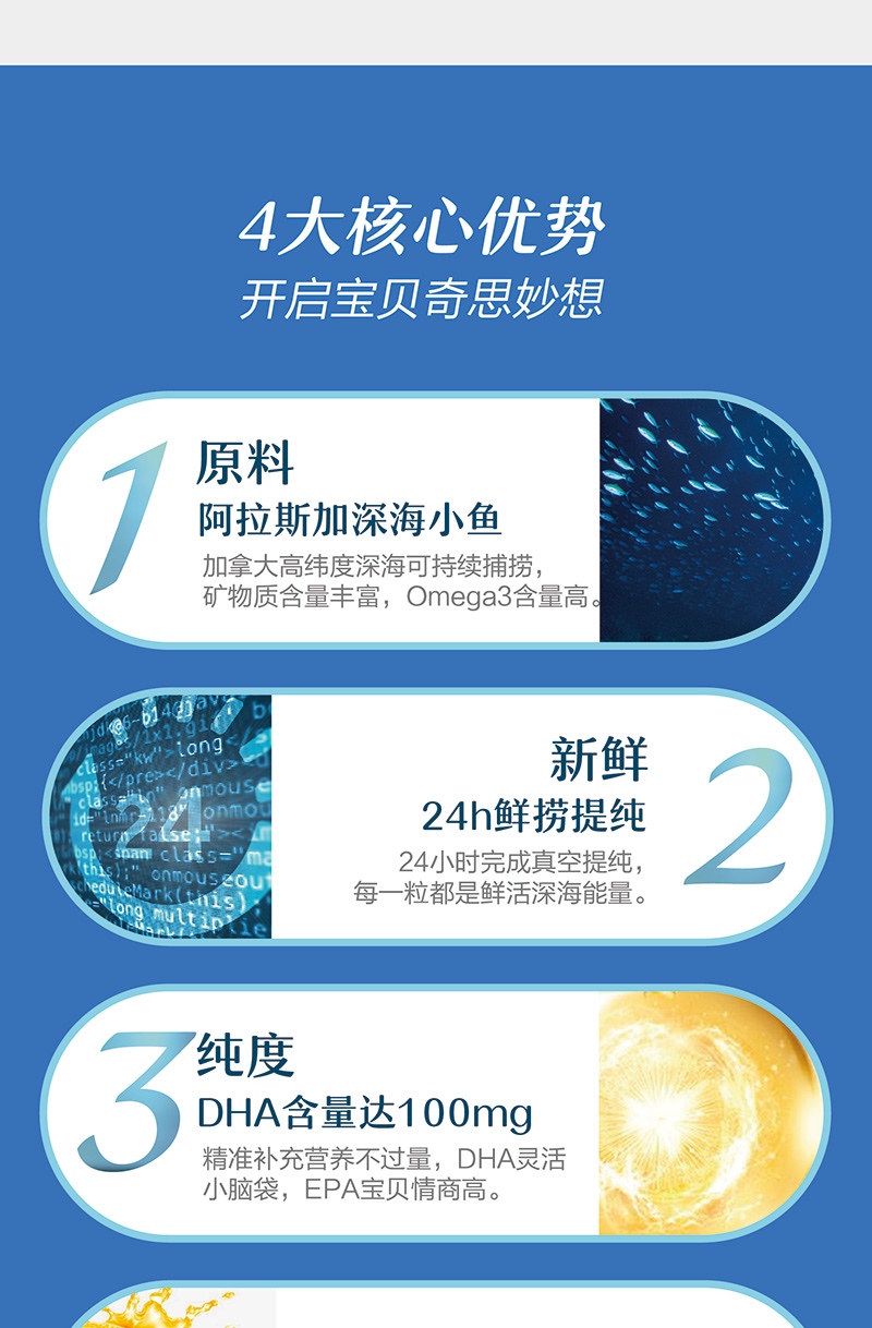 商品[国内直发] Vitanergy|【2027年3月有效期】加拿大Vitanergy维生能儿童爆浆鱼油软胶囊橙子口味 直接咀嚼 120粒/瓶 | Vitanergy Children Omega 3 Fish Oil Chewables,价格¥214,第9张图片详细描述