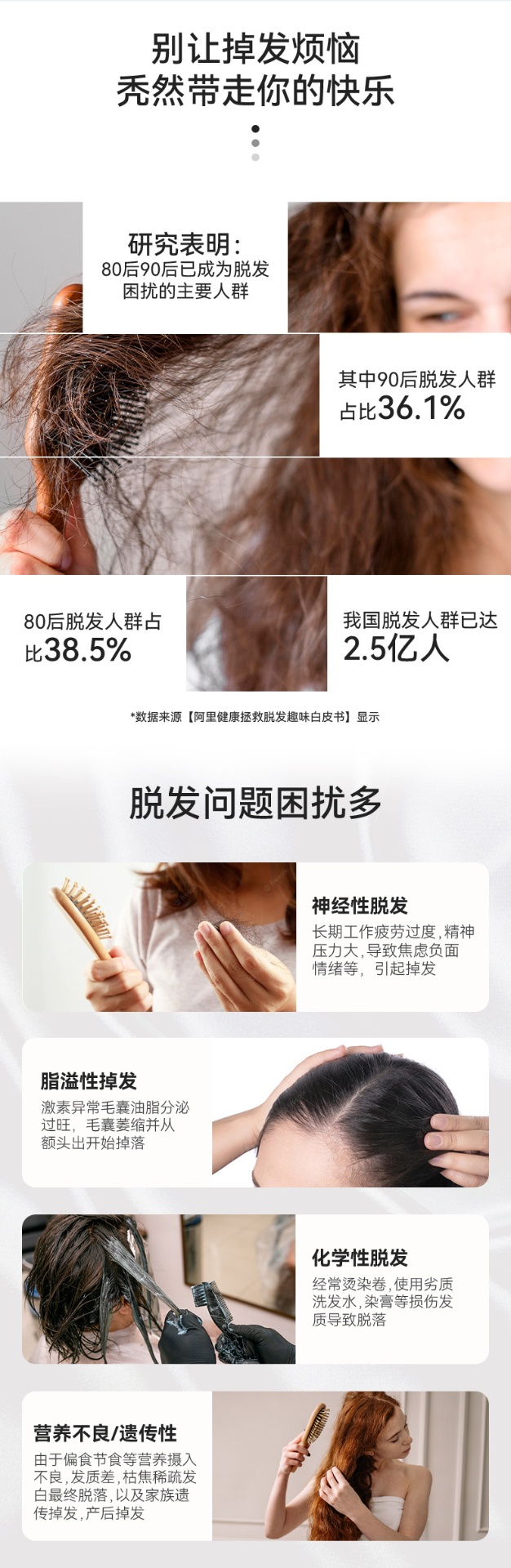 商品[国内直发] TIME NATURE| 元岁荣养 美发守护者 唤醒美丽秀发 打造浓密发际线,价格¥376,第3张图片详细描述