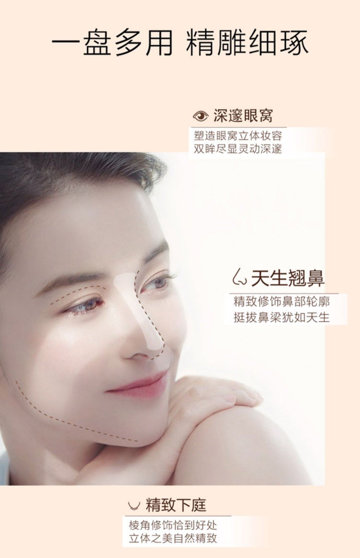 商品[国内直发] MAOGEPING|光影塑颜立体鼻影粉802 4.5g,价格¥377,第3张图片详细描述