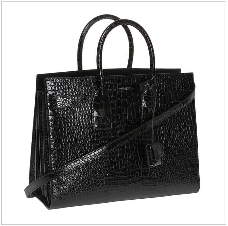 商品[国内直发] Yves Saint Laurent|YSL 圣罗兰 女士黑色小锁头装饰牛皮手提单肩斜挎包 378299-DND1N-1000,价格¥25488,第6张图片详细描述