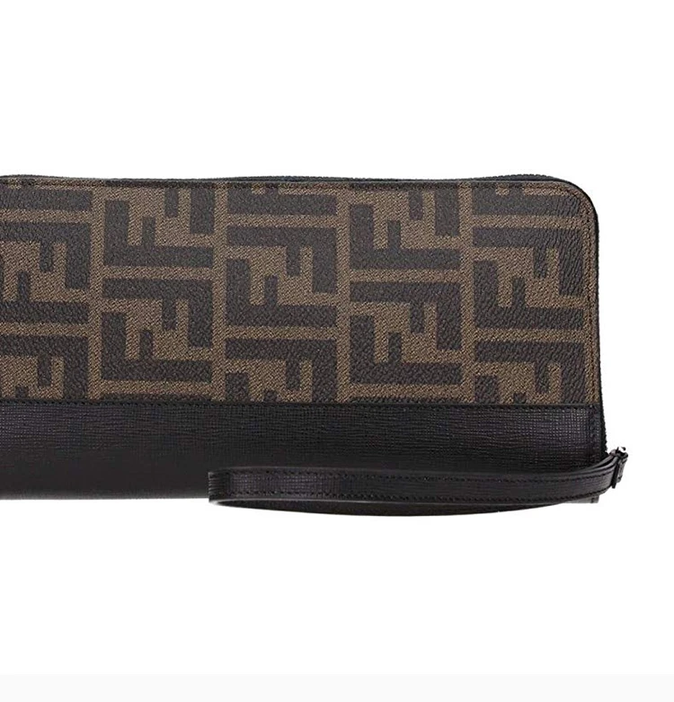商品[国内直发] Fendi|FENDI 棕色男士长款钱夹 7M0191-X4U-F0CRD,价格¥4442,第9张图片详细描述