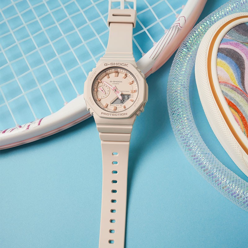 商品[国内直发] Casio|(限时补货）卡西欧手表 GMA-S2100-4 防震 200米防水 高亮度双重LED照明 世界时间（48个城市）  倒计时  全自动日历,价格¥656,第3张图片详细描述