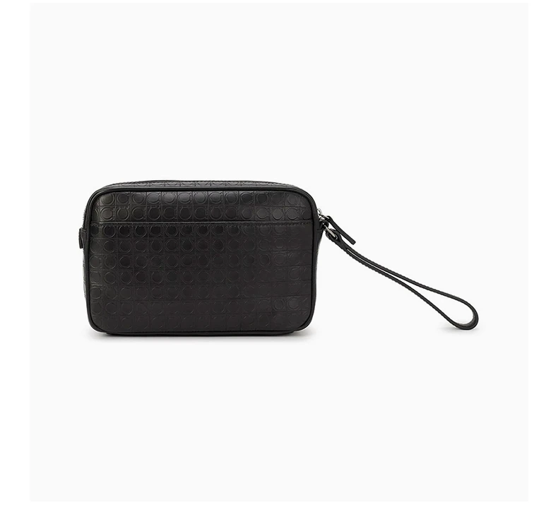 商品[国内直发] Salvatore Ferragamo|SALVATORE FERRAGAMO 女士黑色经典手拿包 24-9694-587915,价格¥4123,第6张图片详细描述
