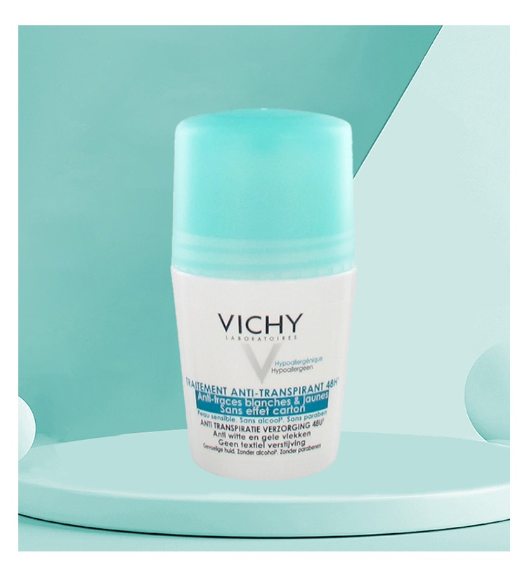 商品Vichy|薇姿 48H止汗滚珠50ml 持久止汗香体清新敏肌适用,价格¥131,第4张图片详细描述