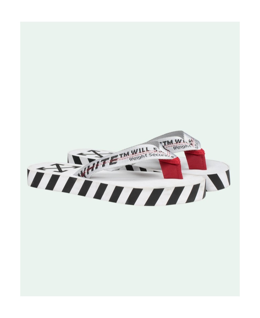 商品Off-White|红白条纹人字拖OMIA131S20D27020-0100（澳门仓发货）,价格¥889,第3张图片详细描述