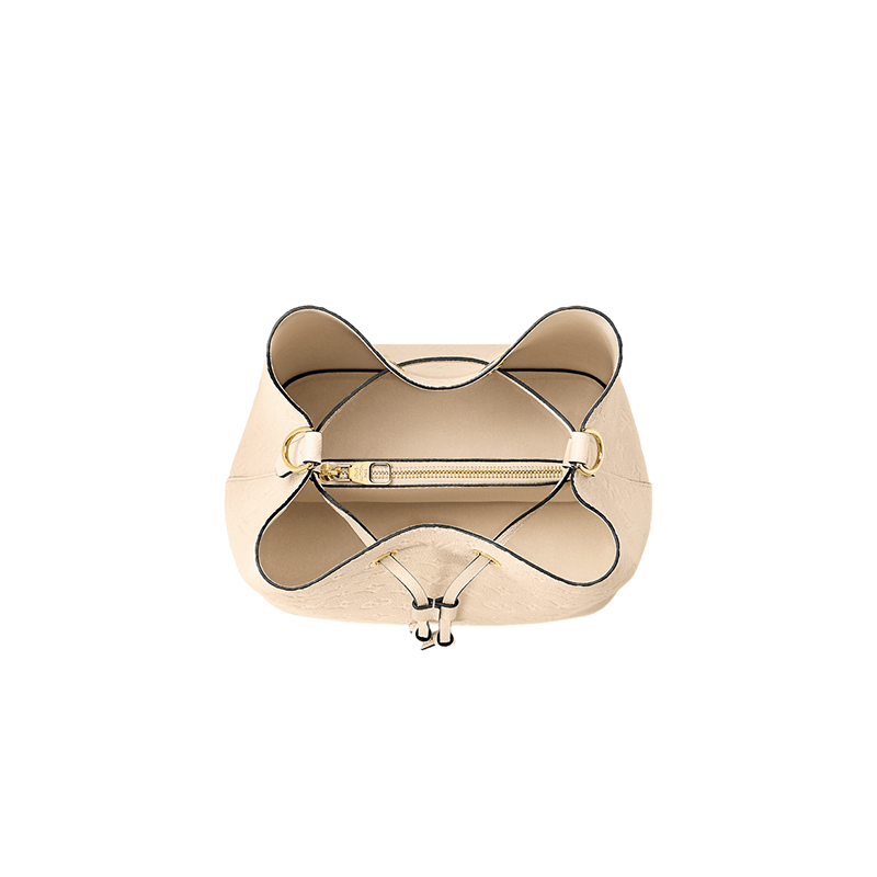 商品Louis Vuitton|路易威登 NéoNoé女士中号奶油米色压花粒面牛皮配可拆卸肩带单肩斜跨手提水桶包 M46526,价格¥20185,第3张图片详细描述