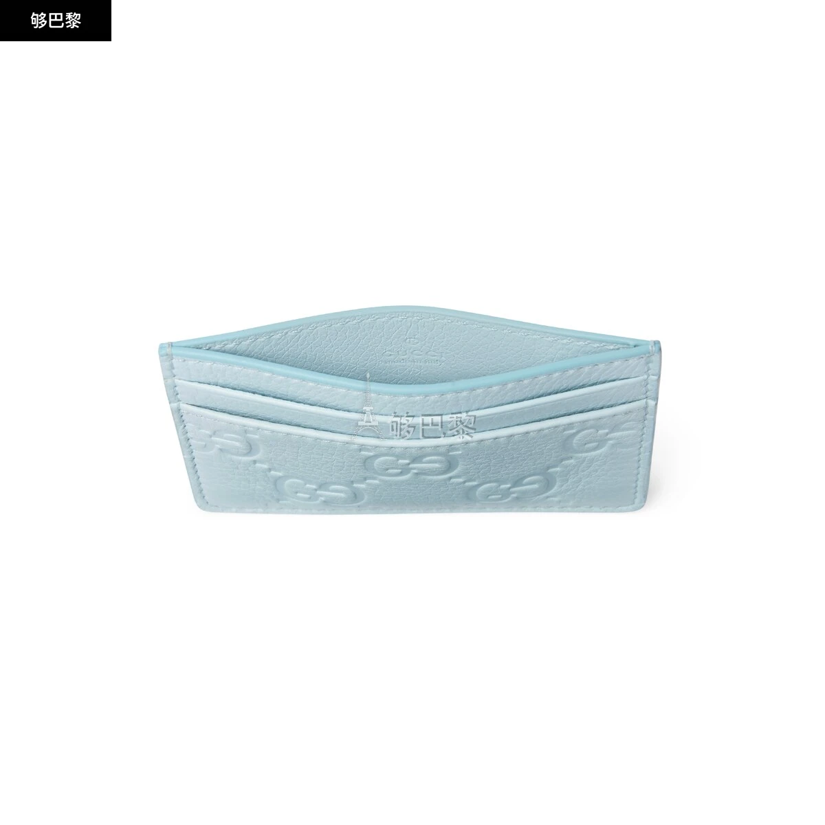 商品Gucci|【预售】 古驰 24秋冬 女士 卡包 GG EMBLEM系列卡片夹 815883 AAEEM 4950,价格¥3373,第5张图片详细描述