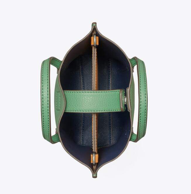 商品[国内直发] Tory Burch|汤丽柏琦 奢侈品TB女包Perry双Tlogo挂件 压花皮革托特包手提单肩斜挎包 89488-123,价格¥2207,第17张图片详细描述