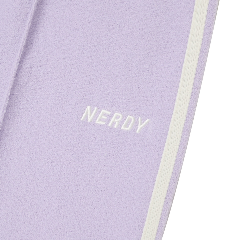 商品NERDY|【享贝家】NERDY 新款女款加绒宽松运动裤休闲裤 灰色\奶白色\紫色（预售款，10天发货）PNEF22KD2202,价格¥230,第13张图片详细描述