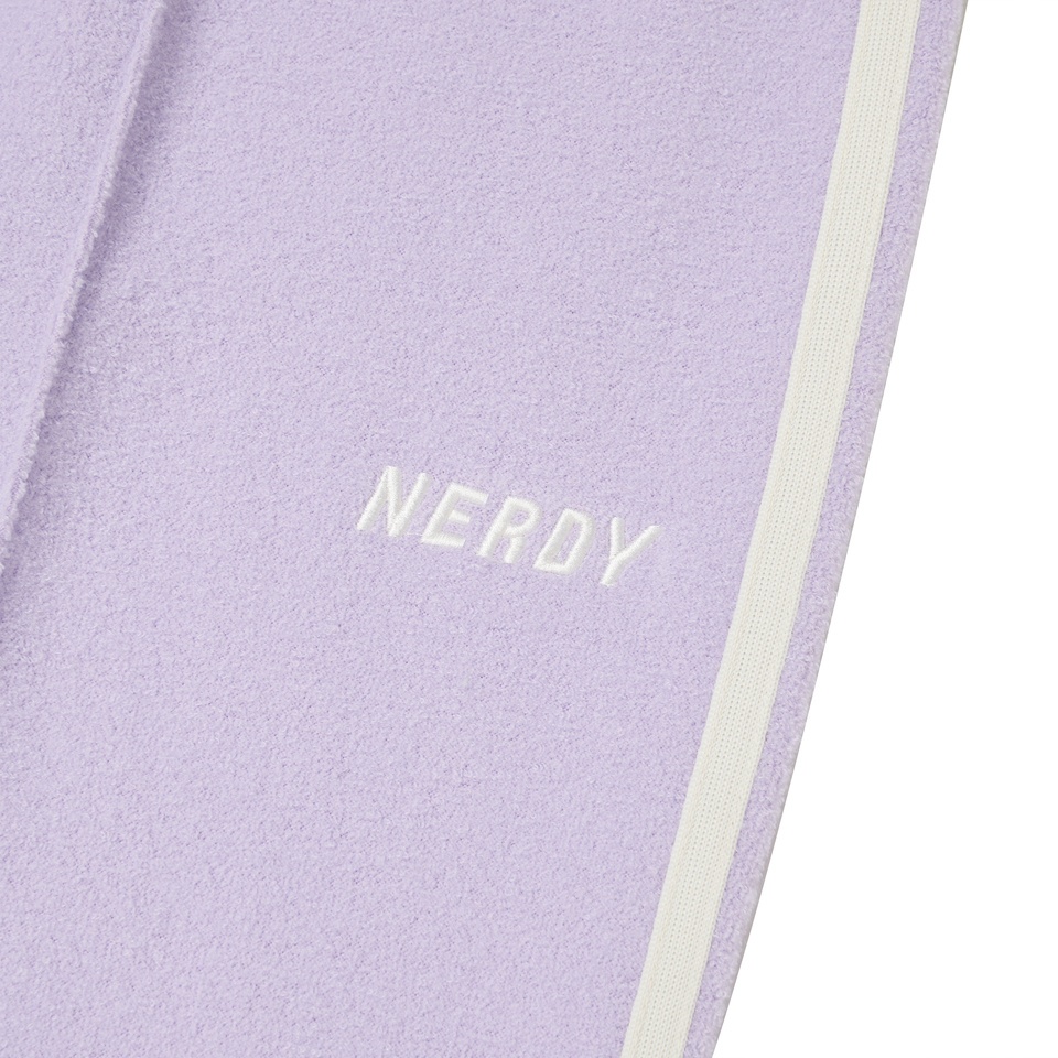 商品NERDY|【享贝家】NERDY 新款女款加绒宽松运动裤休闲裤 灰色\奶白色\紫色（预售款，10天发货）PNEF22KD2202,价格¥238,第11张图片详细描述