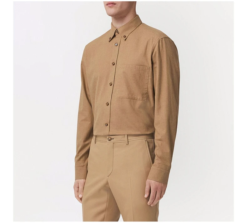 商品Burberry|BURBERRY 驼色女士衬衫 8048119CAMEL,价格¥2353,第5张图片详细描述