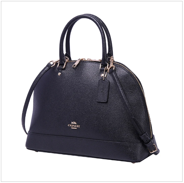 商品[国内直发] Coach|Coach 蔻驰 女士黑色单肩斜挎贝壳包 F27590IMBLK,价格¥1184,第5张图片详细描述