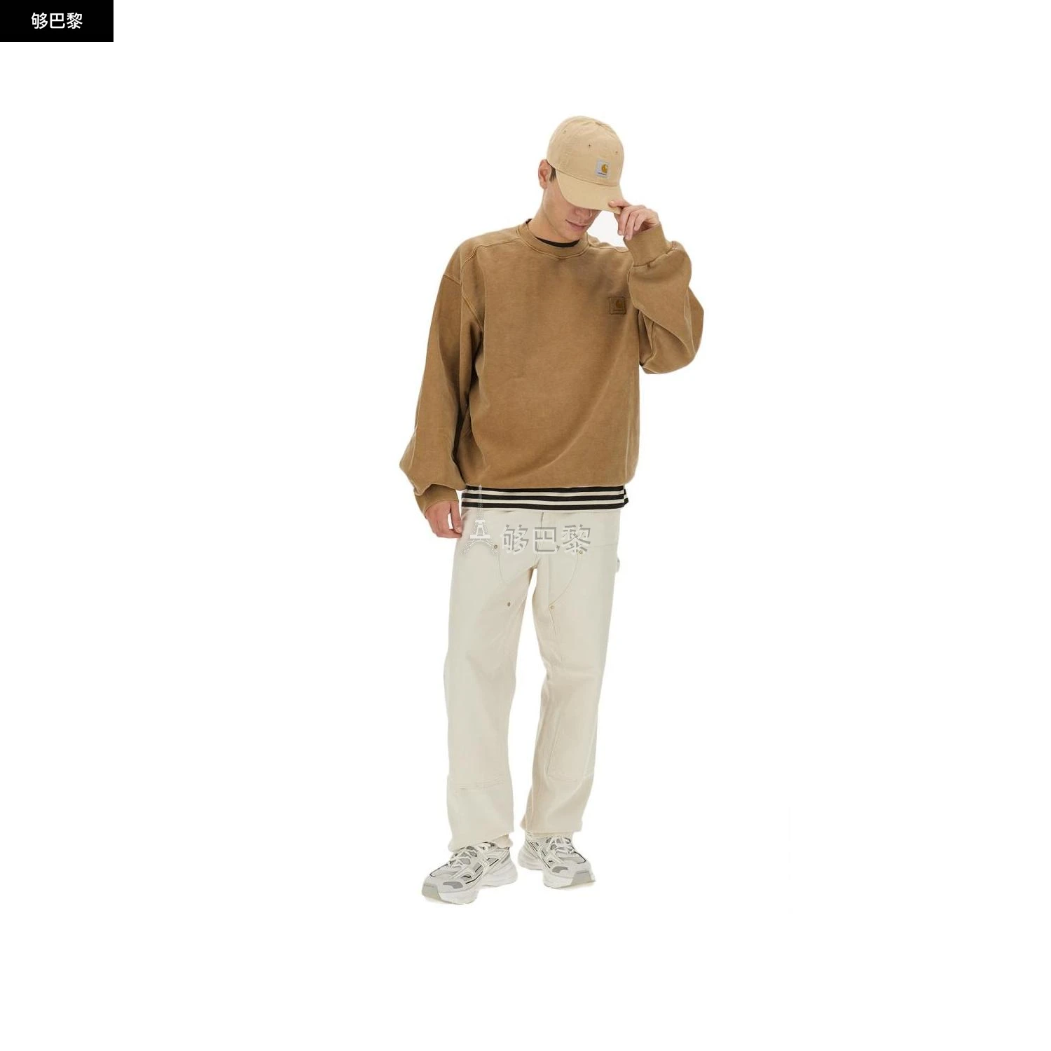 商品Carhartt WIP|【特惠9.1折】【预售】 2023秋冬 男士 卫衣 卫衣 2412540  I0295221CMGD ,价格¥1790,第2张图片详细描述