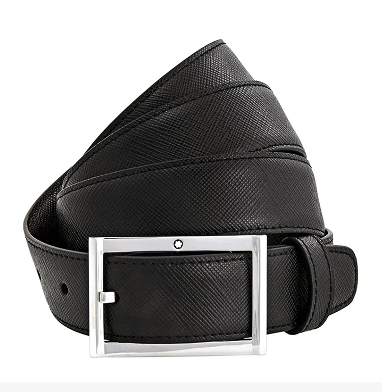 商品MontBlanc|Mont Blanc 万宝龙 男士黑色小牛皮腰带 116707,价格¥1626,第5张图片详细描述