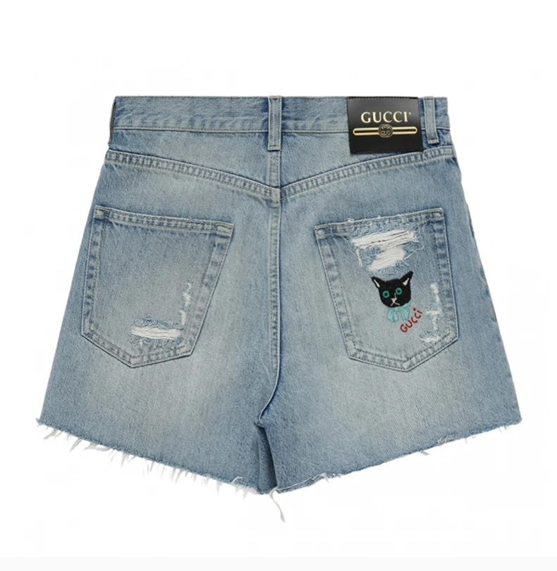 商品Gucci|GUCCI 女士蓝色短裤 638061-XDBPH-4452,价格¥3881,第5张图片详细描述