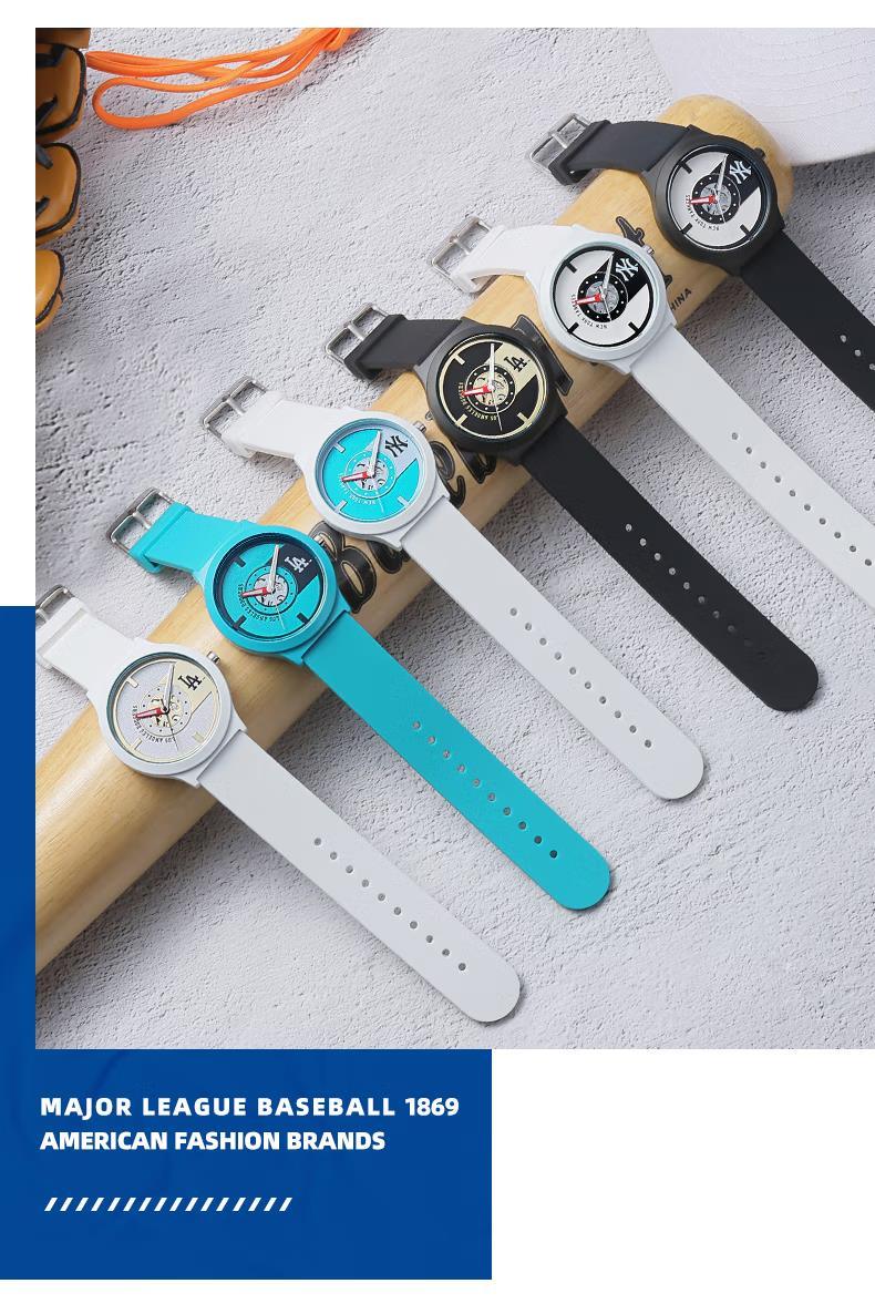 商品[国内直发] MLB|男女学生运动表时尚潮流女表个性男表NY604,价格¥385,第5张图片详细描述