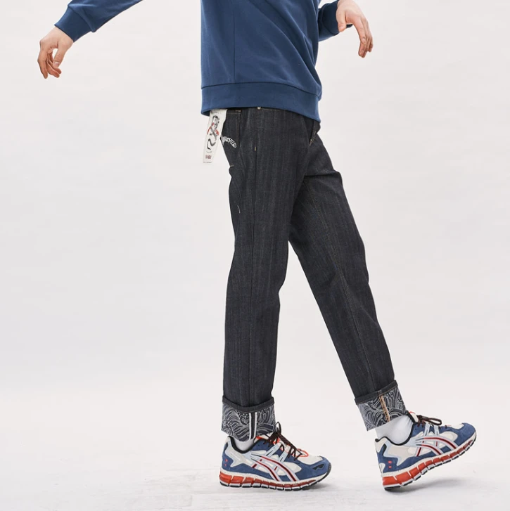 商品Evisu|【享贝家】（国内现货-QD）Evisu 福神 波浪纹小标logo户外休闲牛仔裤 ET1MDP741ID,价格¥463,第5张图片详细描述