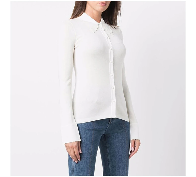 商品Chloé|CHLOE' 女白色女士针织衫/毛衣 C21WMC06-535-101,价格¥2950,第5张图片详细描述