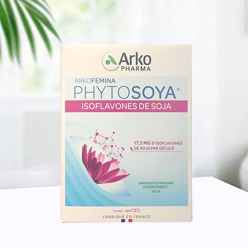 商品Arkopharma|大豆异黄酮胶囊180粒 平衡更年期 1-2-3盒,价格¥340,第2张图片详细描述