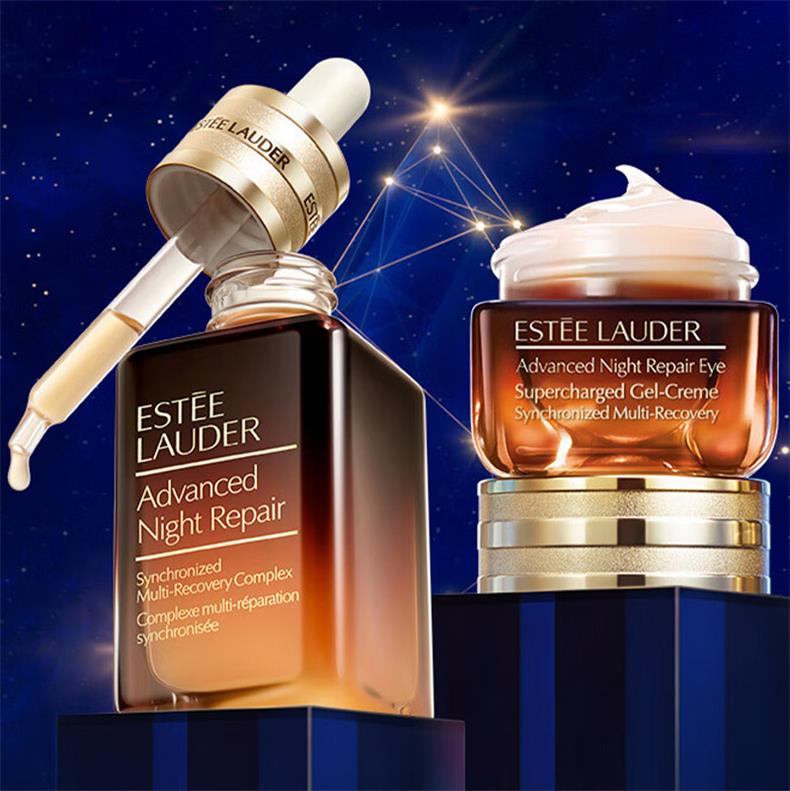 商品Estée Lauder|雅诗兰黛特润精华100ml+抗蓝光眼霜15ml礼盒礼袋装情人节送女友,价格¥1071,第1张图片详细描述